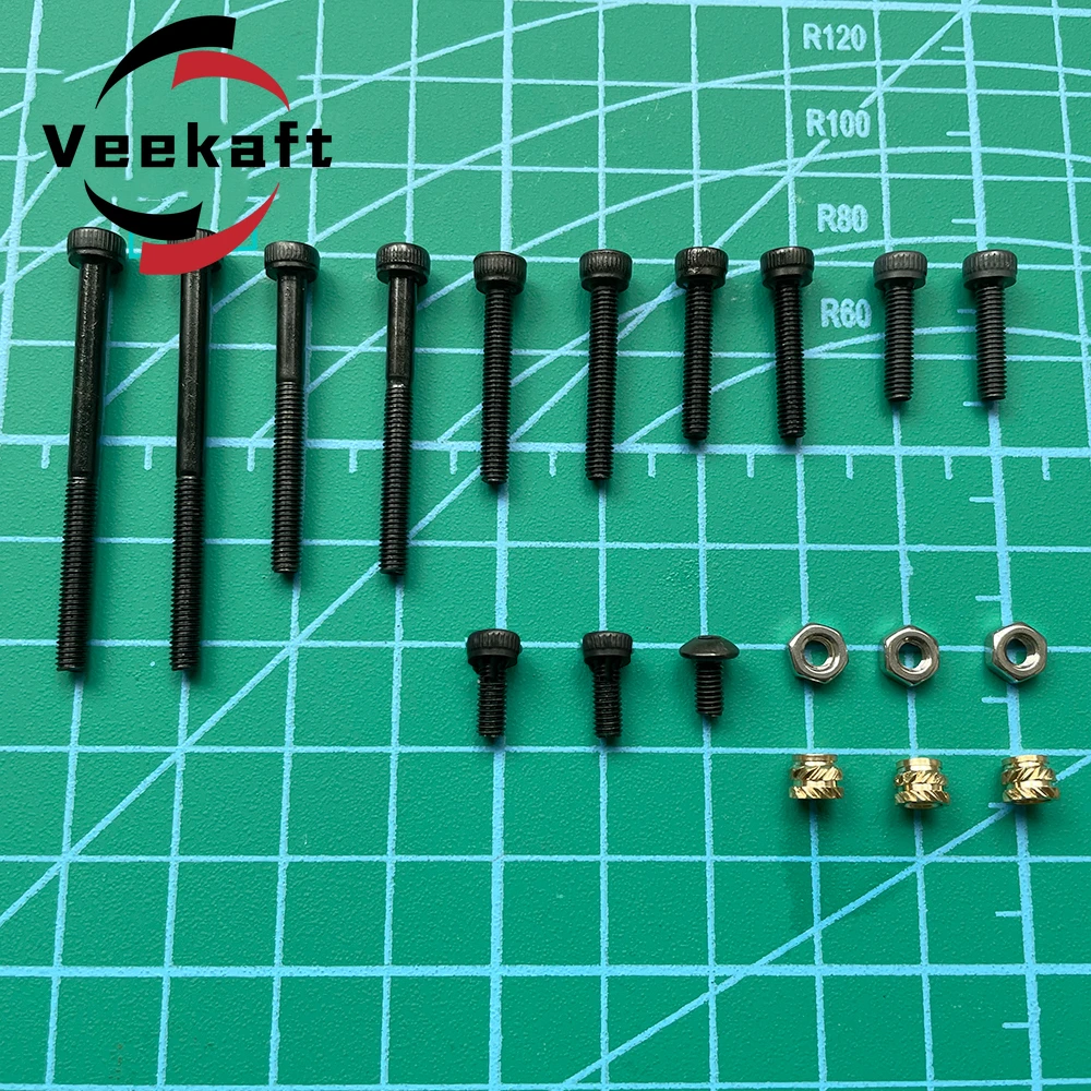 Voron Afterburner DIY Project Fasteners Screws Nuts Full Kit Voron  3D Printer Upgrade Screws and Nuts Kit