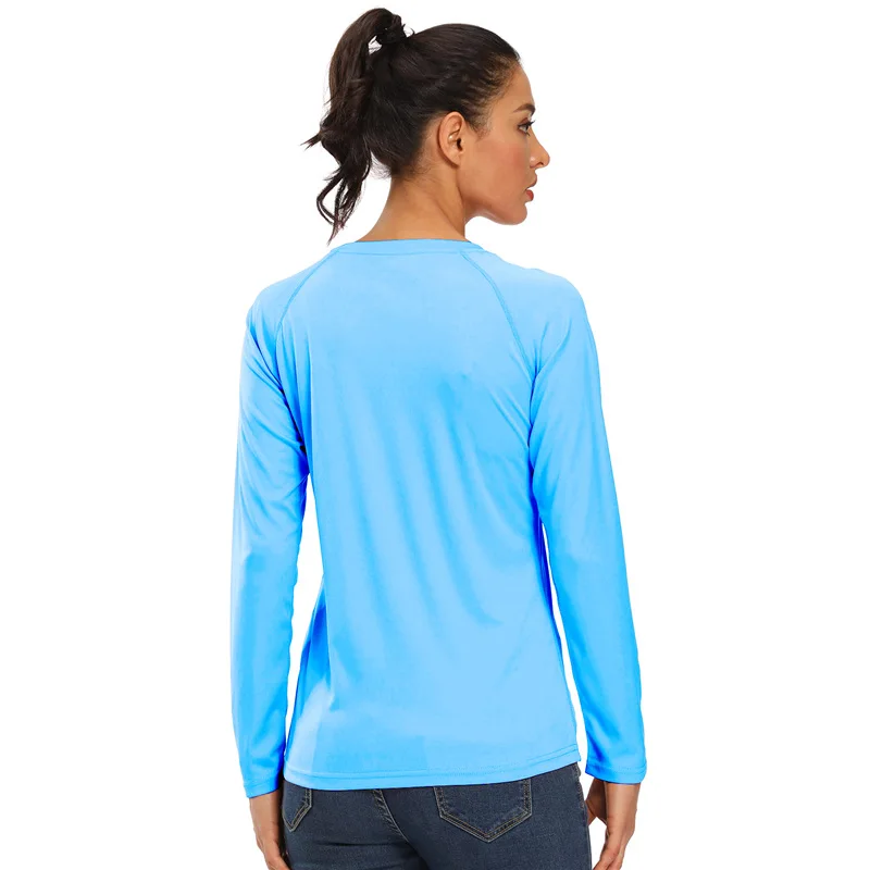 Women t shirt UPF 50+ UV Sun Protection T-Shirt Long Sleeve Fishing Hiking Performance run Shirts woman Outdoor fitness t-shirts