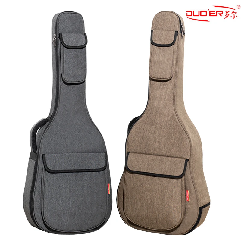 600D Oxford 40/41 Inch Guitar Case Waterproof Acoustic Folk Guitar Gig Bag Customize Factory Wholesale Bass Bags