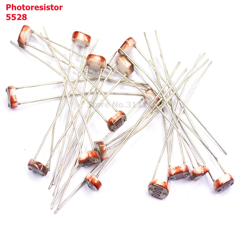 

50PCS/LOT 5528 Light Dependent Resistor LDR 5MM Photoresistor wholesale and retail Photoconductive resistance