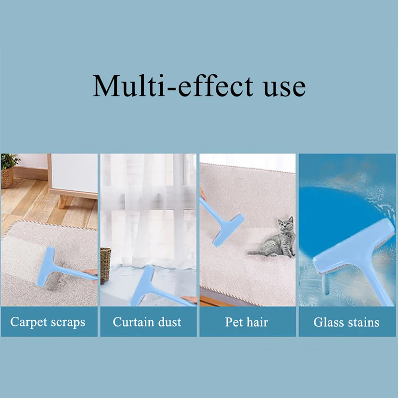 Household Cleaning Window Washing Brush Home Dust Removal For Gauze Window Glass Wet And Dry Cleaning Brush Kitchen Accessories