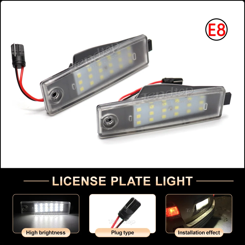 Car LED License Plate Light For LEXUS XU10 RX RX300 1999-2003 TOYOTA Hiace S.B.V/ Highlander/ RAV4 Scion XB Number Lamp Facelift