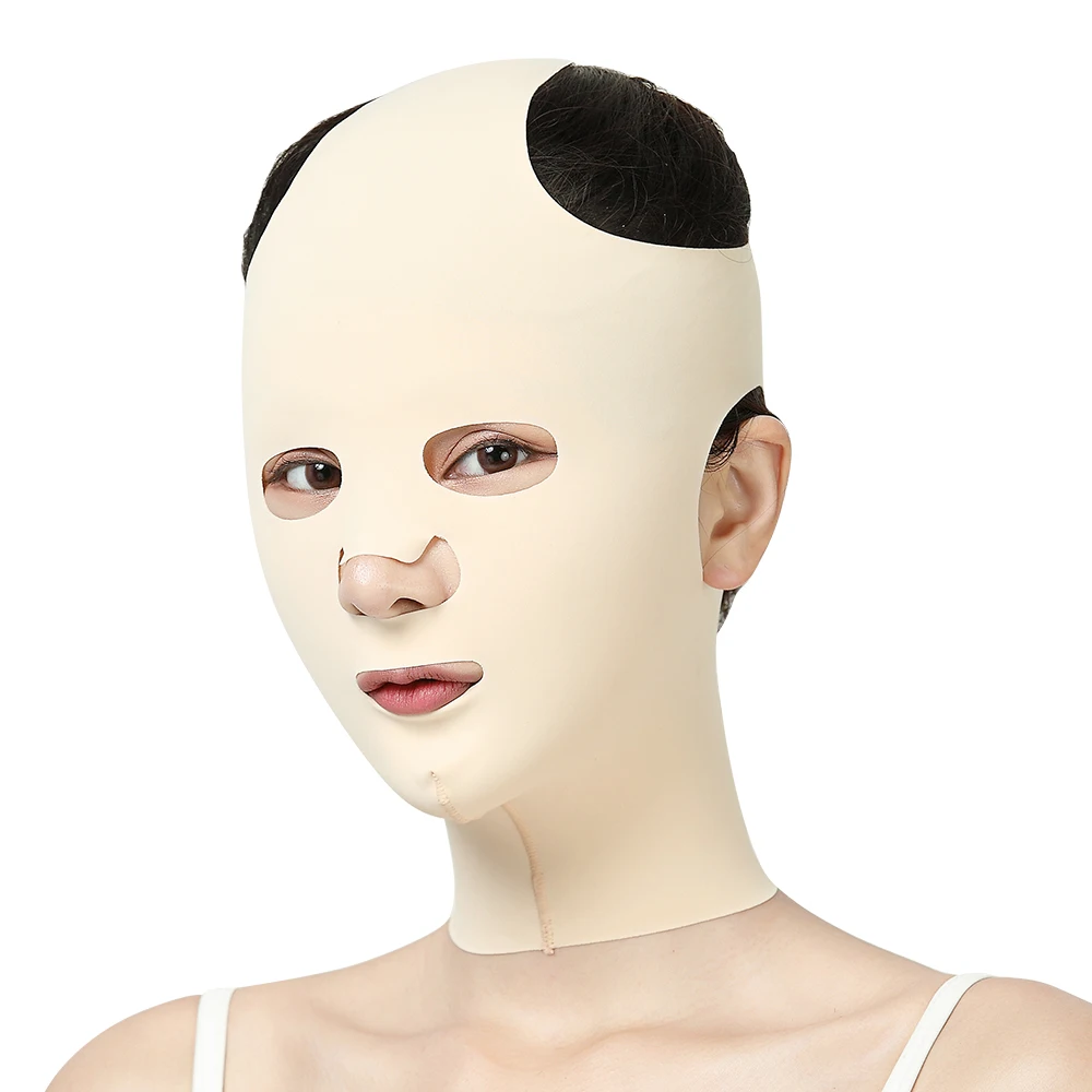 Face-lifting artifact bandage v face firming skin anti-sagging anti-aging lifting full headgear mask line carving recovery