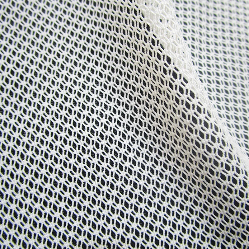 Comfortable Lingerie Stretch Mesh Fabric, Sexy Transparent Underwear Cloth, Soft Hollow Out, Black Ivory Panties Material Tissue