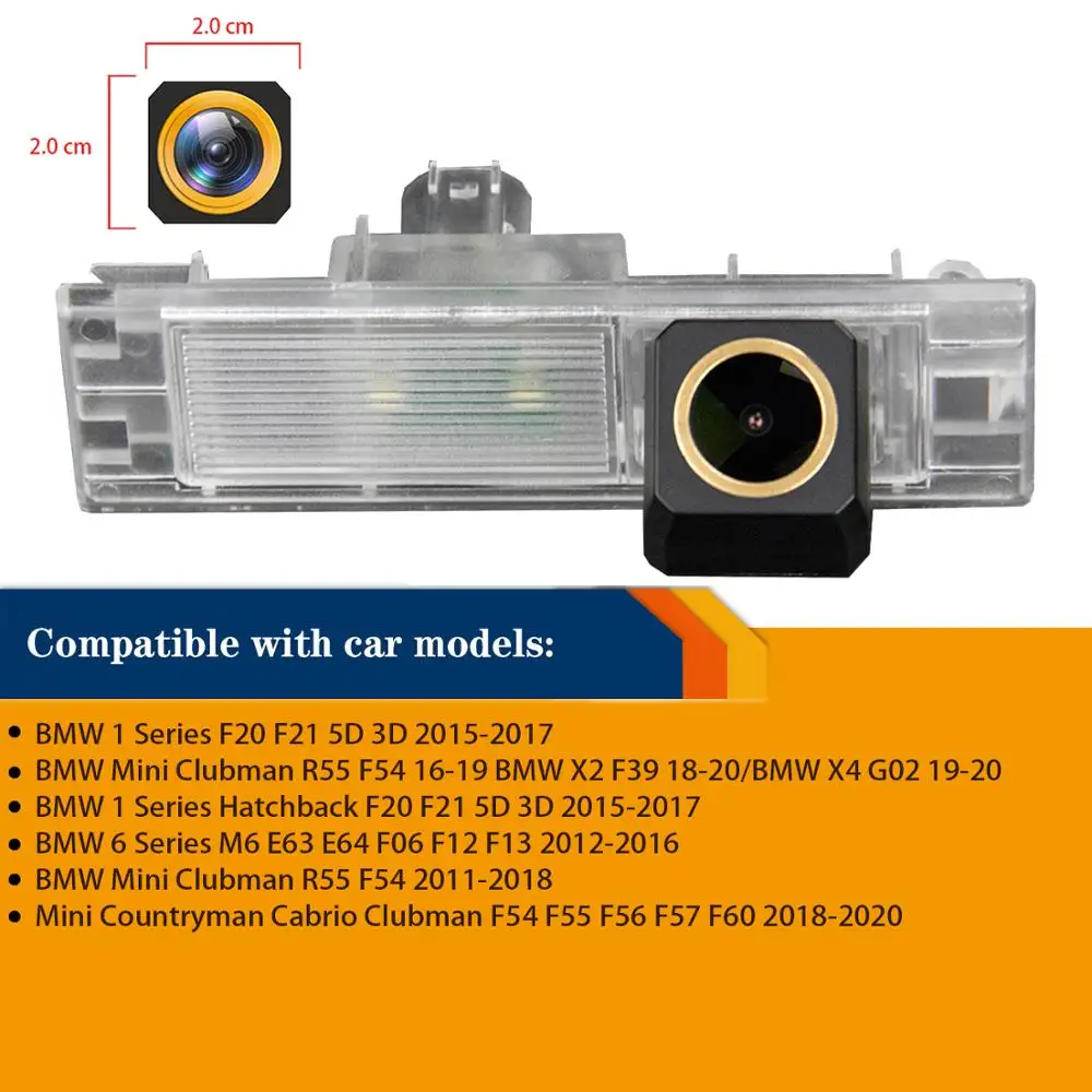 HD 1280x720p Rear View Backup Camera for BMW 1er 116i 118i 120i 135i F20 F21 MINI COUNTRYMAN CABRIO CLUBMAN F54 F55 F56 F57 F60