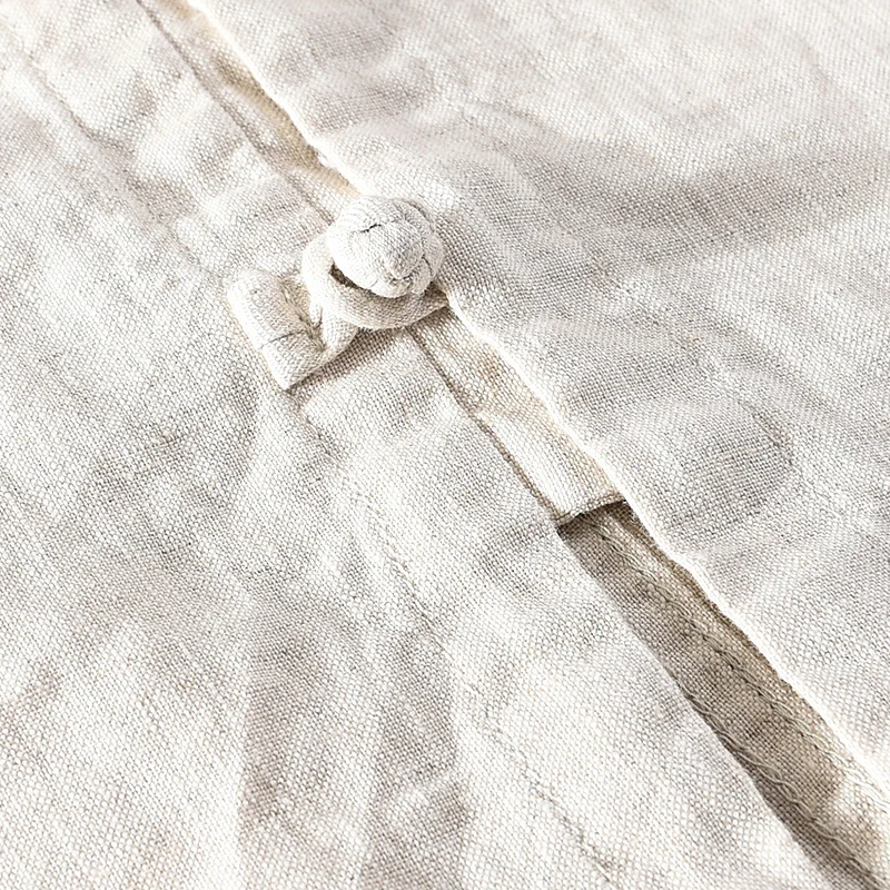 New Suehaiwe's Brand Italy Pure Linen Stand Collar Shirt Mens Fashion Casual Comfortable Shirts For Men Camisa Masculina Chemise