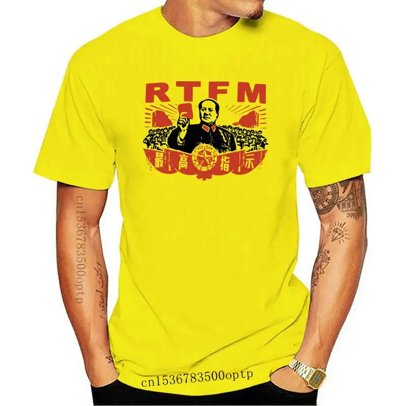 New 2021 Hot Sale The IT Crowd - RTFM Chairman Mao Roy T-shirt Tee shirt