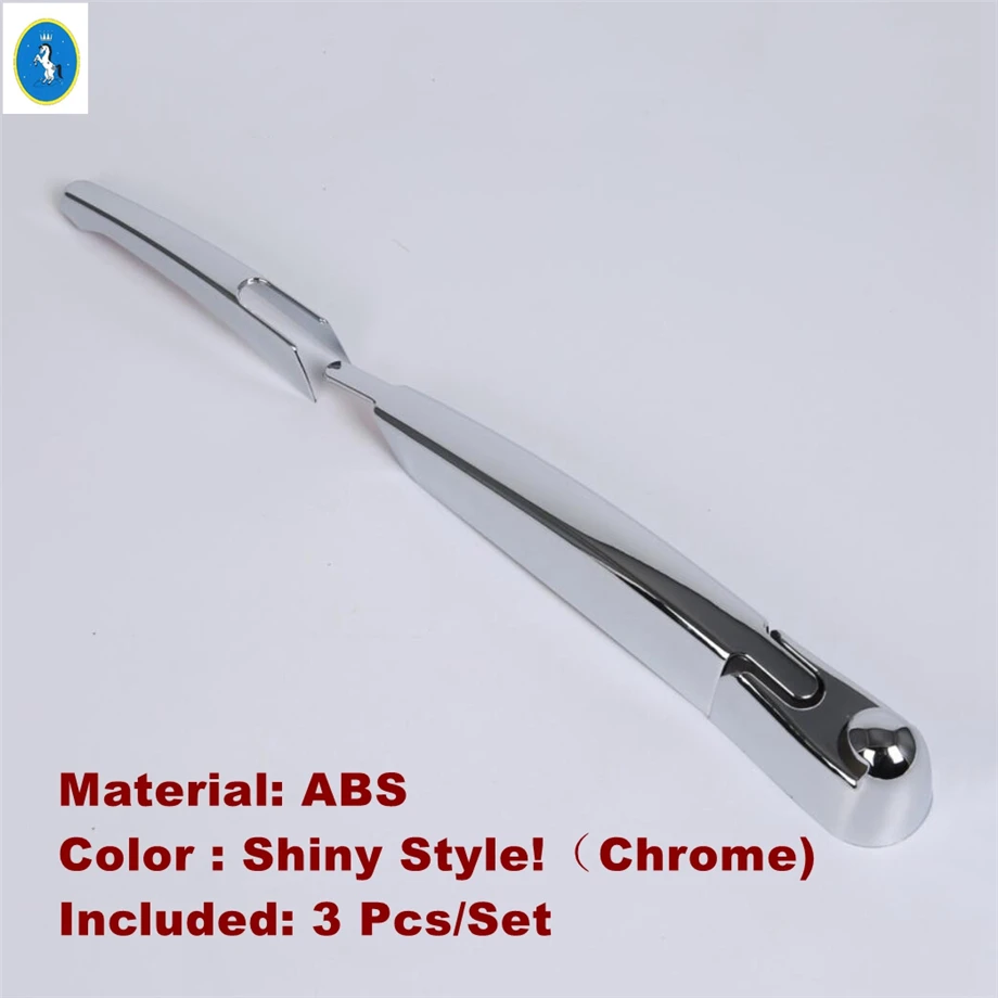 

Chrome / Carbon Fiber Look Rearview Mirror / Rear Window Wiper / Door Bowl Cover Trim For Mini Cooper S F55 F56 F57 2014 - 2020
