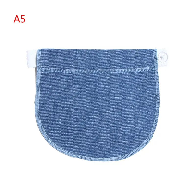 Ceinture de grossesse réglable, pantalon élastique, bouton arc-en-ciel, 1 pièce