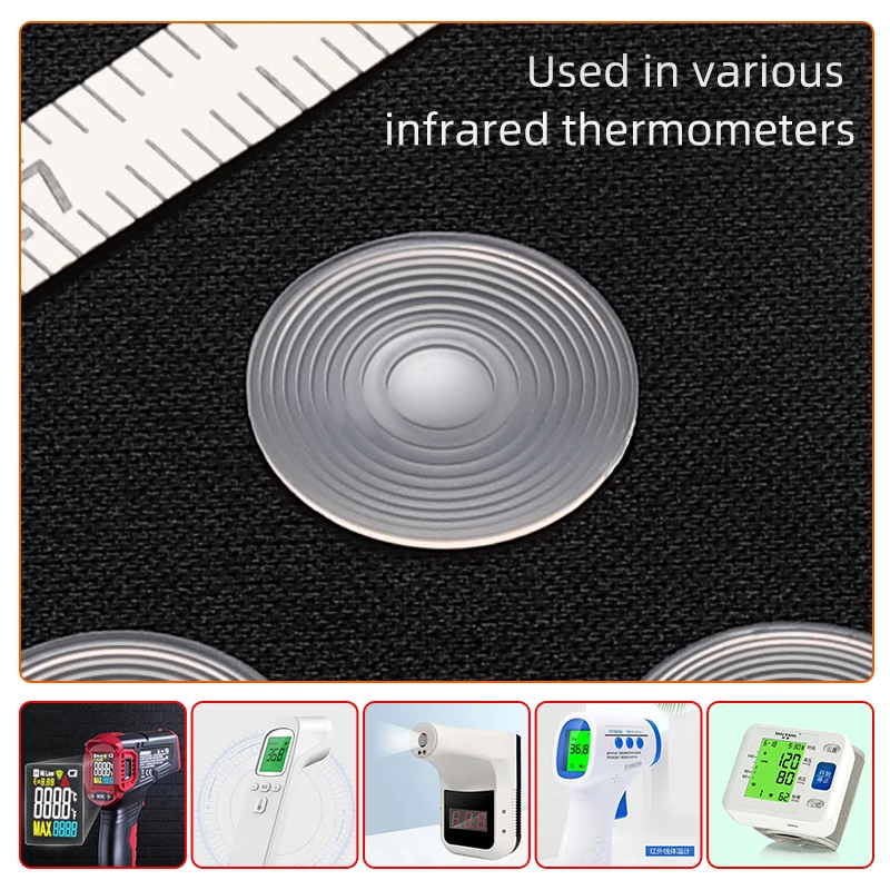 Fresnel lens φ16.8mm F16mm Infrared induction lens thermometer lens PIR Intelligent sensing forehead thermometer