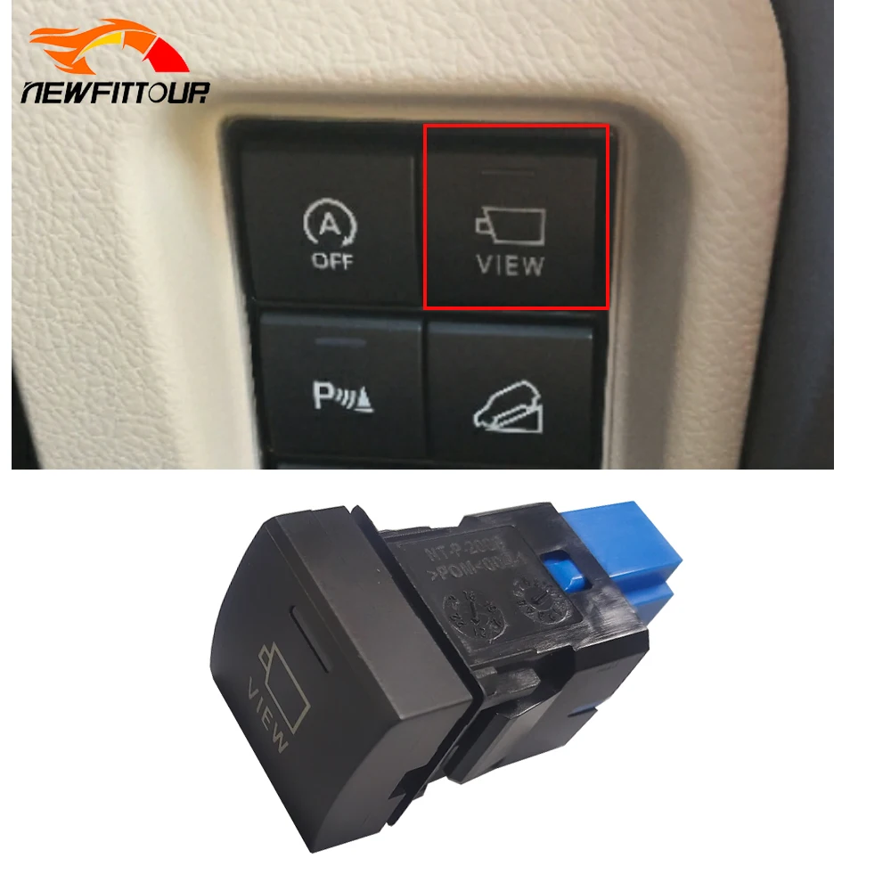 

For Toyota Camry Corolla 2018-2019 Car Camera View Switch Push Button with Connection Wire