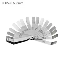 Gap Gauge 0.127-0.508mm stal nierdzewna wysoka precyzja monolityczny zawór wtykowy miernik grubości Metric Filler Feeler Gauge