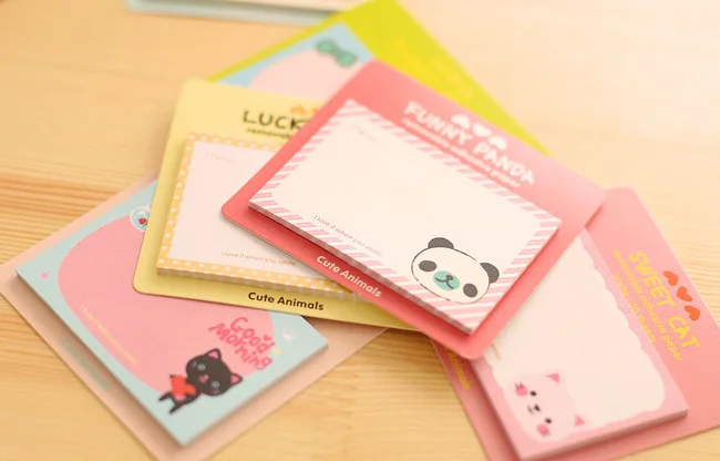 FOTO 5 - Kawaii Memo Pad Cute Animal