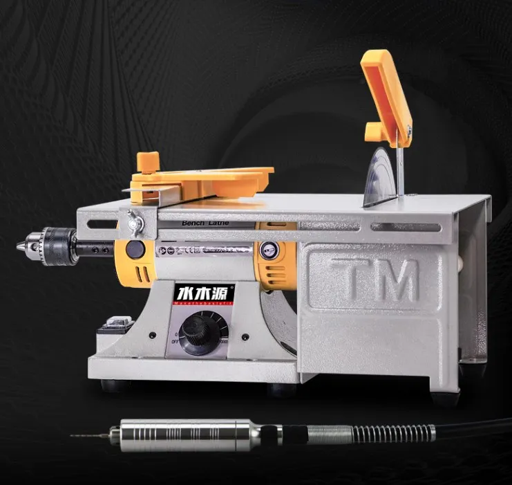 Woodworking multi-function electric grinder polishing machine drilling saw tool mini desktop small jade carving machine