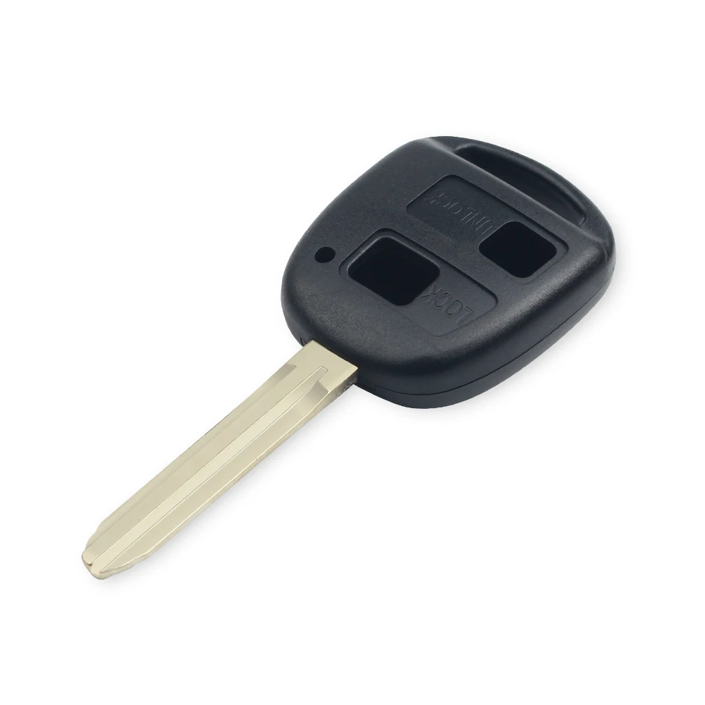 KEYYOU Remote Car Key 2 Button Case Shell For Toyota Camry Rav4 Corolla Prado Yaris Tarago Cruiser Land TOY41 TOY43 TOY47 TOY48