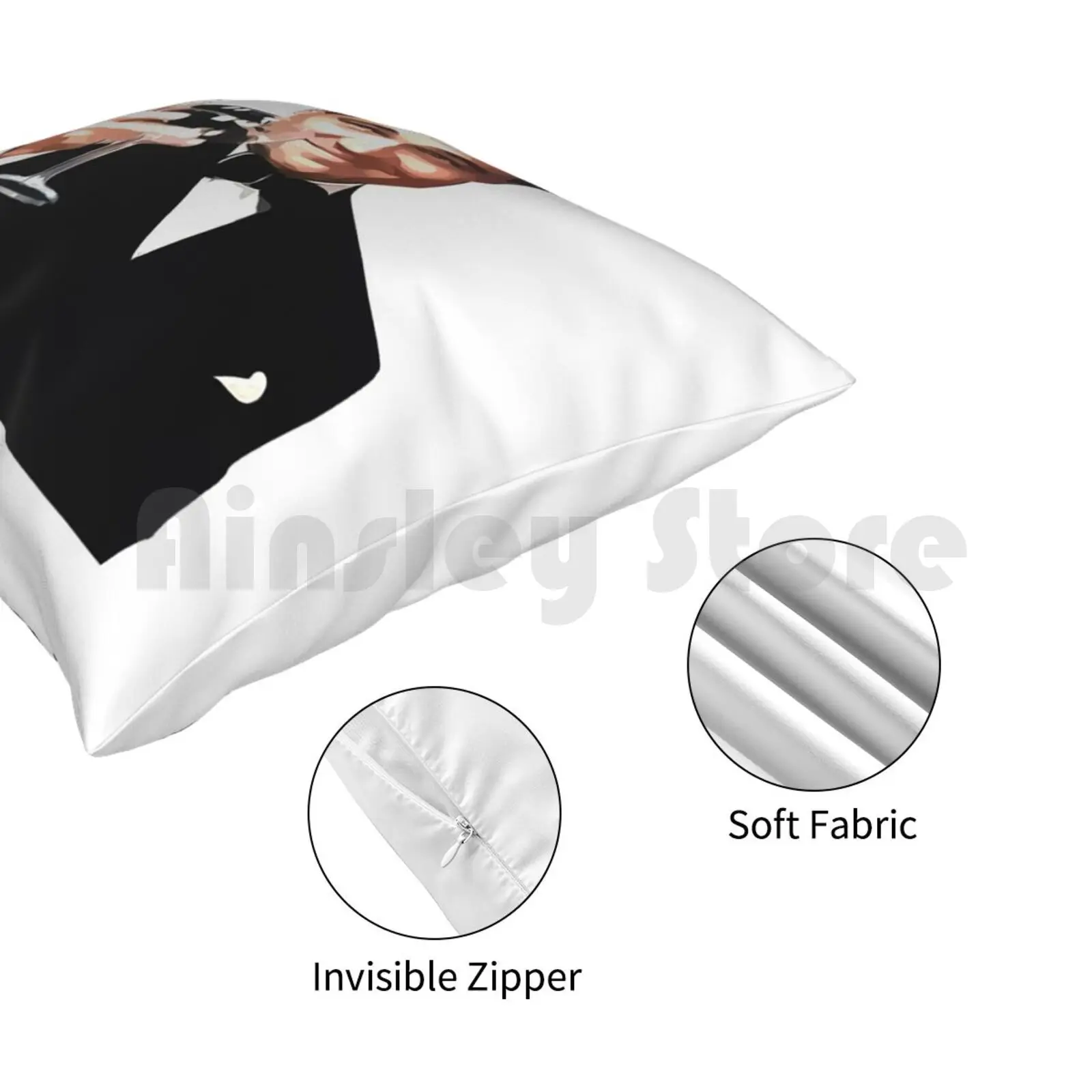 غطاء وسادة غاتسبي العظيم ليوناردو دي كابريو مطبوع للمنزل وسادة رمي ناعمة غاتسبي غاتسبي العظيم غاستبي كبير