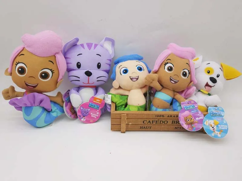 Nickelodoen Bubble Guppies Molly Gill Puppy Plush Soft Stuffed Doll Toy 7\