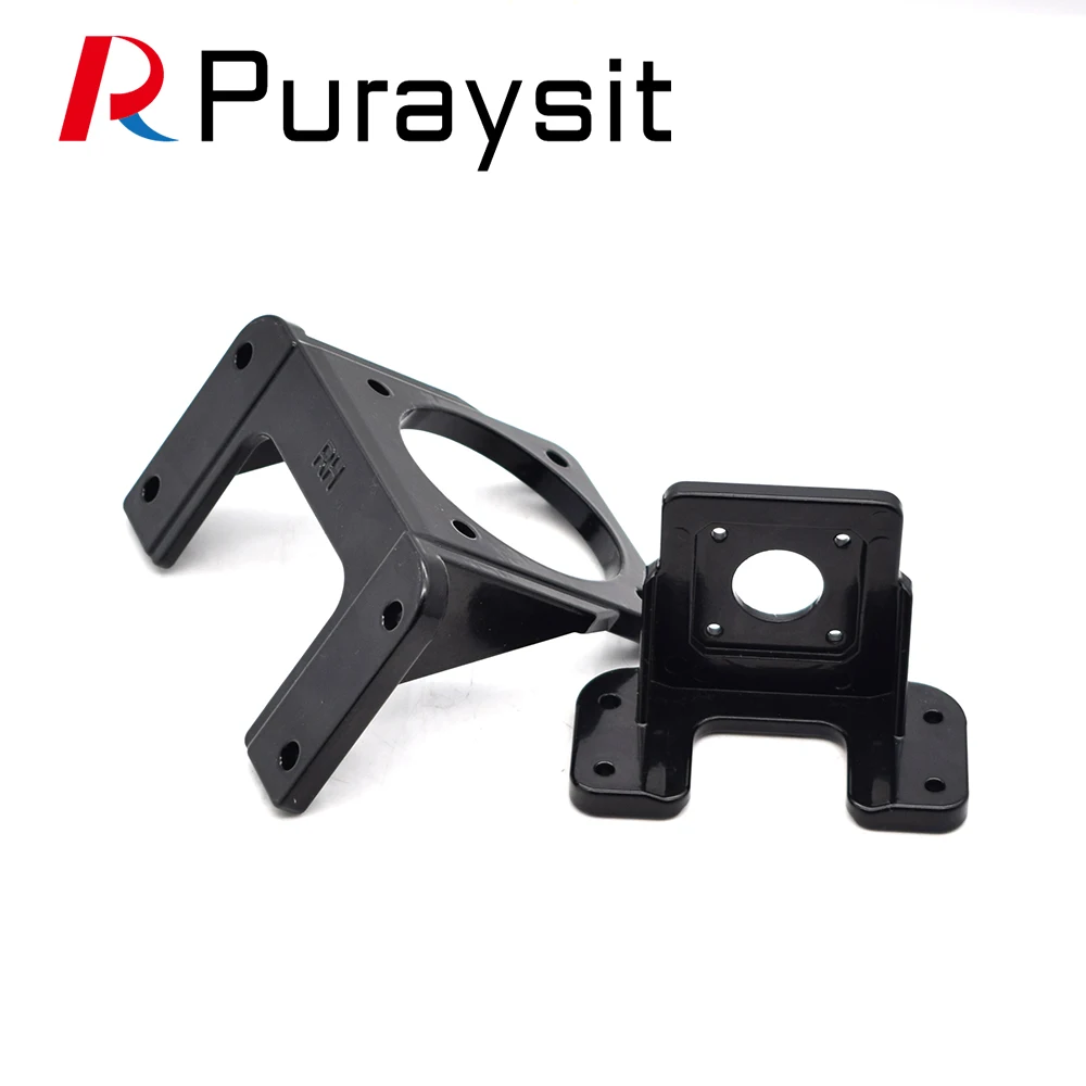 Purykit-Soporte de servomotor de 42/57/60/80/86/90/110/130/180 pasos, Base de Motor de montaje Horizontal para Motor NEMA17/23/34