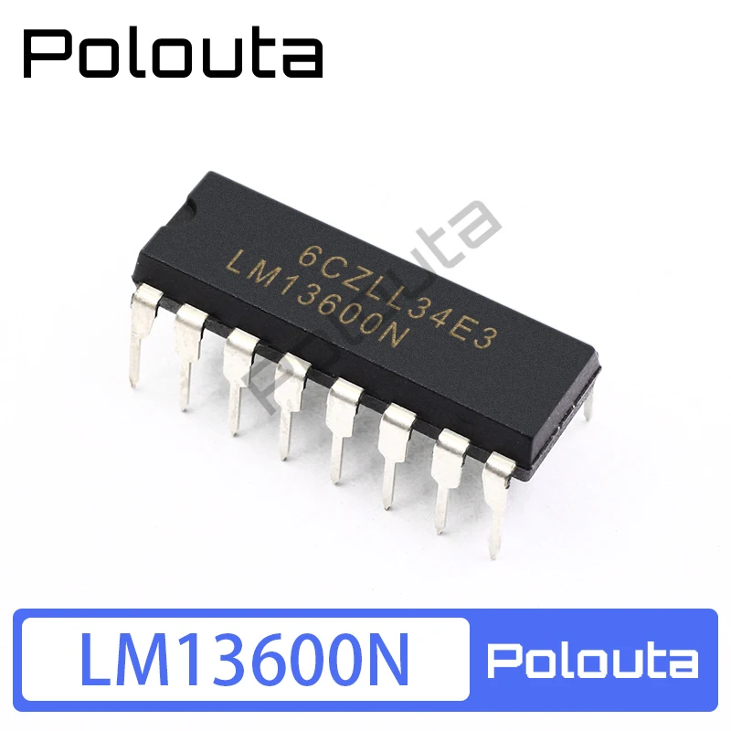 5 Pcs LM13600N DIP-16 Operational Amplifier Straight Plug Acoustic Components Kits Arduino Nano Integrated Circuit Polouta