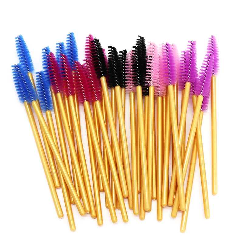 Disposable Mascara Wands Eyebrow Eye Lashes Cosmetic Brushes Eyelash Brush Eyelash Extension Makeup Tool