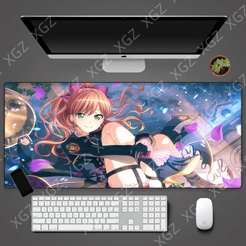 

YuzuoanXL Sexy Anime Girl Gift Mouse Pad Professional Gaming Table Pad Keyboard Pad Natural Rubber Laptop HD Customized Pad