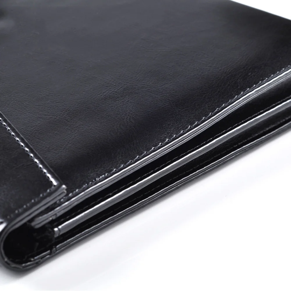 A4 Document File Folder with Lock Padfolio Fichario Password Briefcase Organzier Executive Cabinet PU Leather Office Manager Bag