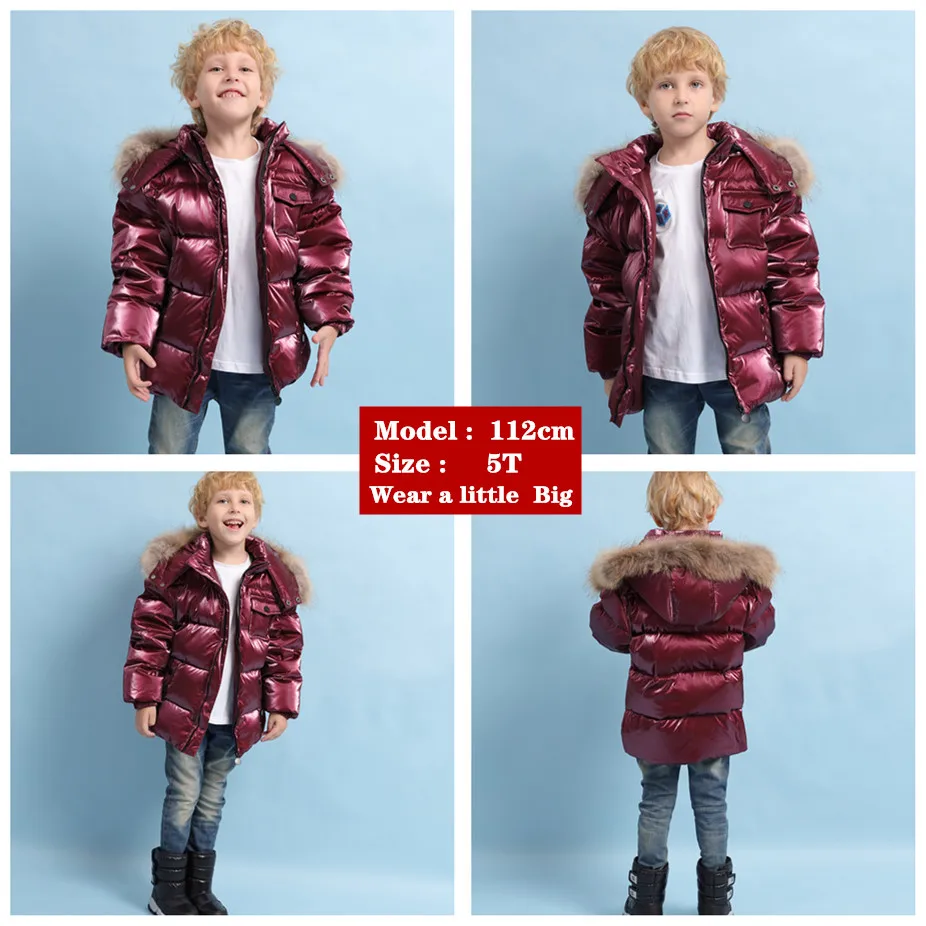 Clearance sale 2024 winter Children\'s Clothing jackets coat , kids clothes outerwear coats , white duck down girls boys jacket