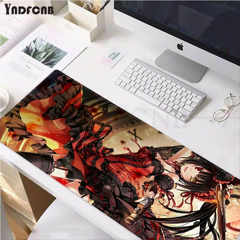 YNDFCNB Tokisaki Kurumi Dễ Thương Thoải Mái Tấm Lót Chuột Chơi Game Mousepad Size Cho Deak Cho Overwatch/Cs Go/Thế Giới của Warcraft