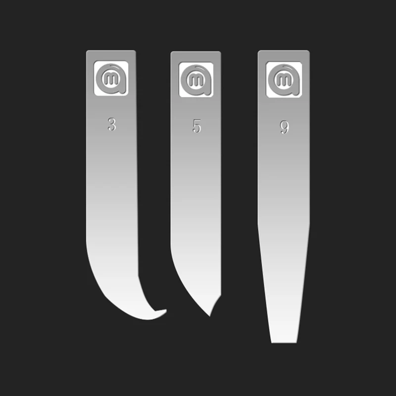 Juego de cuchillas de reparación de Chip BGA IC para teléfono móvil, herramientas de reparación de Flash NAND, placa lógica, removedor de pegamento, desmontaje de CPU iPhone, 23 en 1