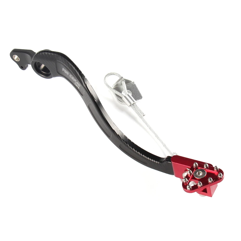 CNC Motorcycle Aluminum Rear Foot Brake Pedal Lever Tip For Honda CRF250X 2004-2019 CRF450X 2005-2020 Dirt Bike Motocross