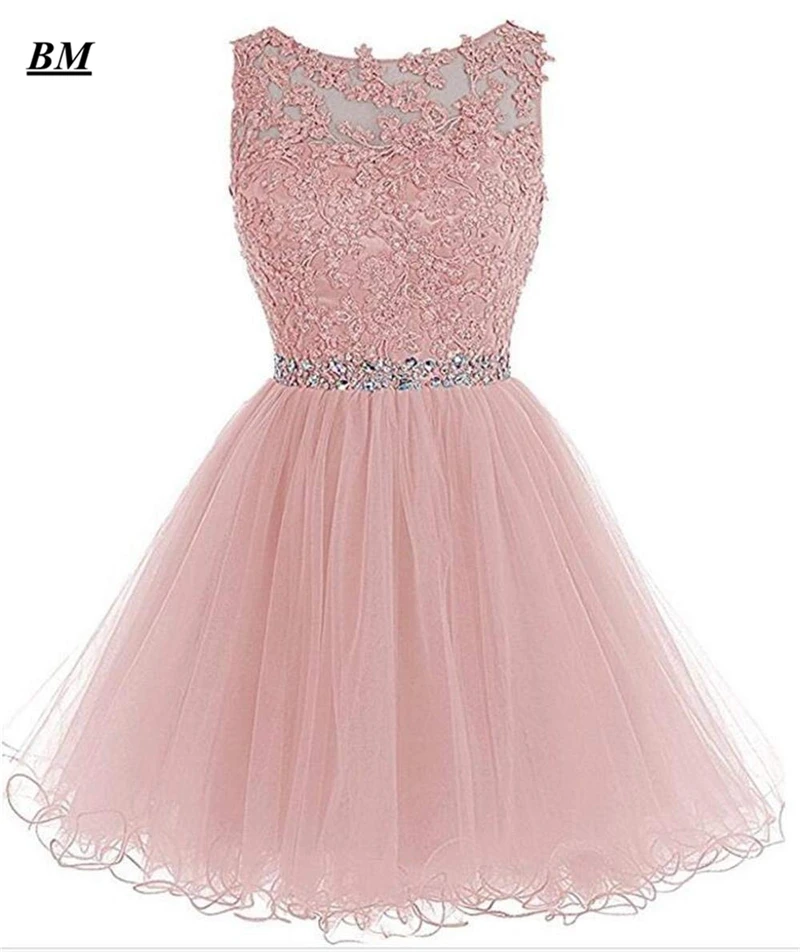 Vestido elegante de baile curto, mini vestido de formatura formal com contas em tule, festa de formatura, 2021