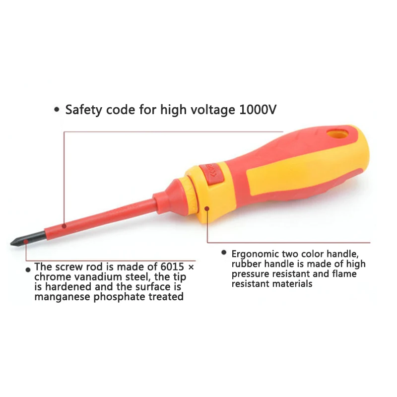 

VDE-9913 Набор мини-отверток, 13 шт./компл., набор изолированных отверток VDE, набор отверток для электрика, инструмент