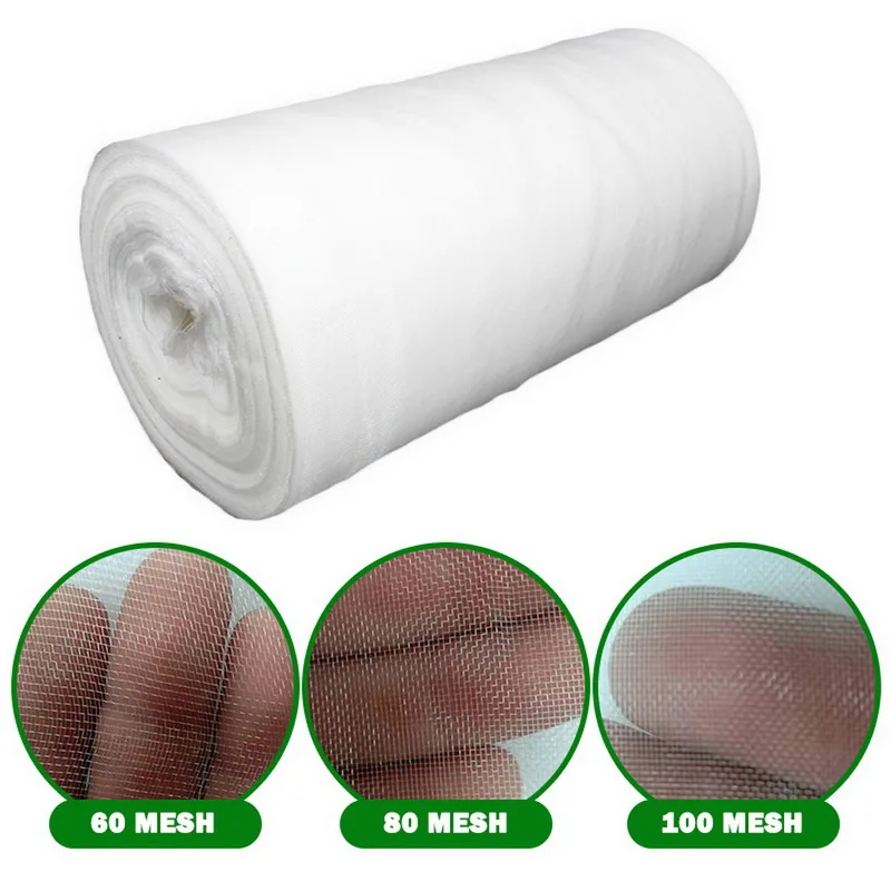 60 Mesh Net Garden Protection Net Mist Net Bird Net Nylon Plastic Net Greenhouse Vegetable Insect Net For Birds Chicken Dog Cat