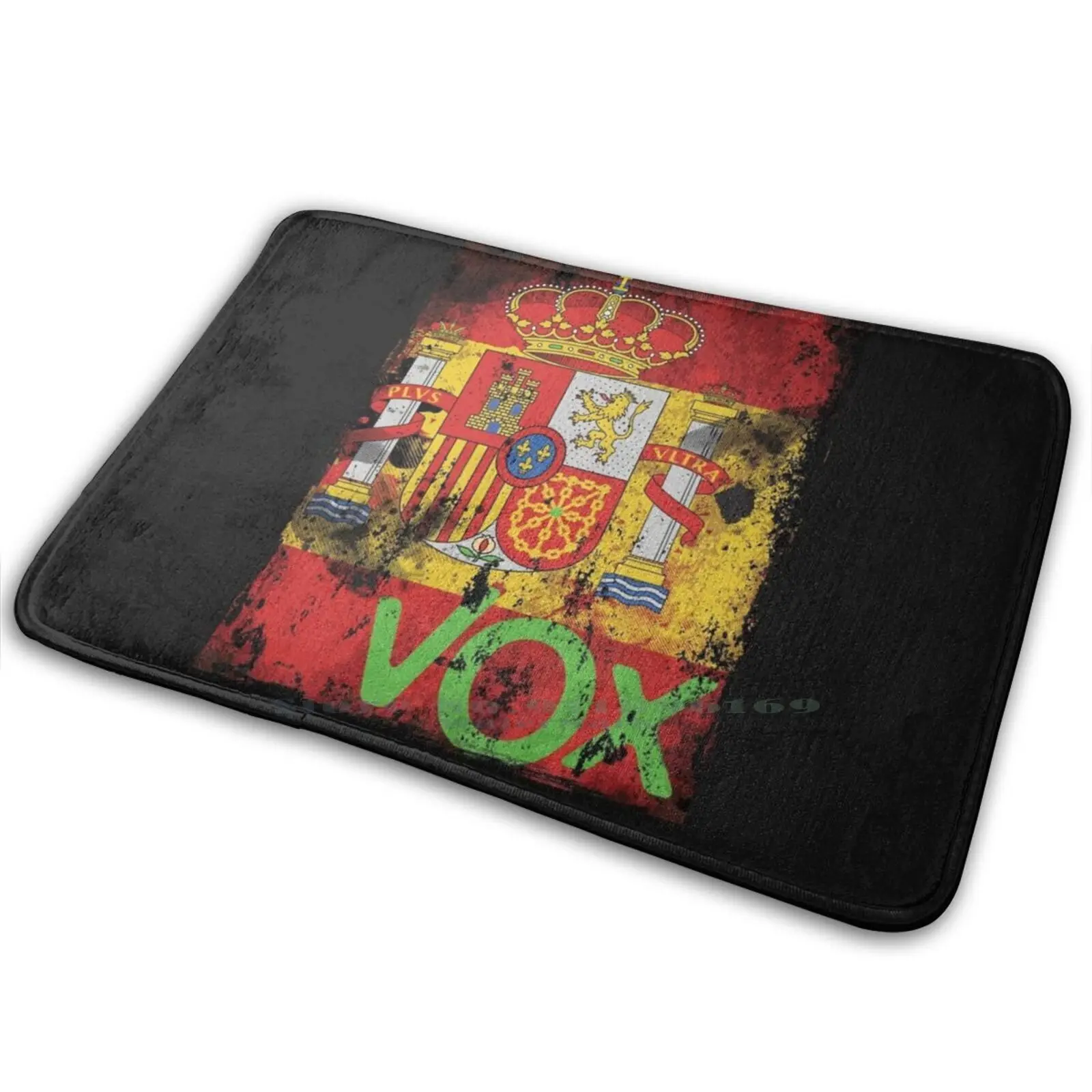 Vox Spain Flag Bander De Espana Face Mask Mat Rug Carpet Anti - Slip Bedroom Entrance Door Mat Vox Spain Flag Face Facemask