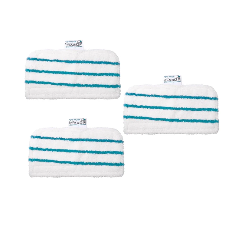 3PCS Steam Mop Pads For Black & Decker Mop Pads FSM1600 FSM1610 FSM1620 FSM1630 Washable Replacement Mopping Cloth Parts