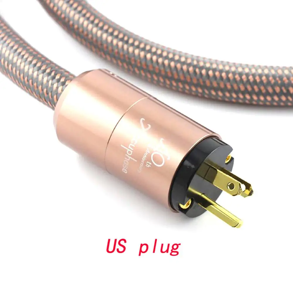 Thouliess HI-END Ampli Accuphase Dây Nguồn CD Bộ Khuếch Đại Amp US/EU/Âu Cáp Hifi AC Chính cáp Nguồn EU Schuko Đường Dây Điện Dây