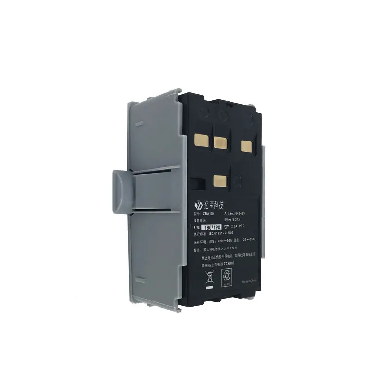 ZBA100 Battery for GEOMAX ZTS602 ZTS602S ZTS602LR Total Stations 6V 4200mah NI-MH ZBA101 100% Brand New