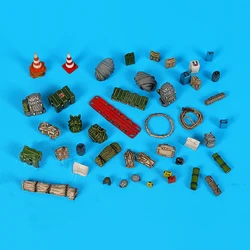 1/35 MODERN Equipment Accessories set Resin figure Model kits Miniature gk Unassembly Unpainted