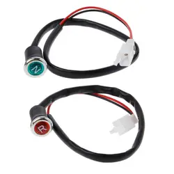 2Pcs DC 12V Neutral Reverse Motorcycle N/R Light  Plastic Indicator ATV Light Gear For 50cc 110cc 125cc 150cc 200cc 250cc