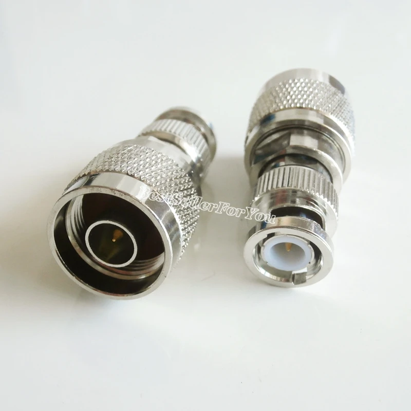 1Pcs N Type Male Plug Connector Bnc Stekker Rechte Rf Coaxiale Connector Koper Adapter