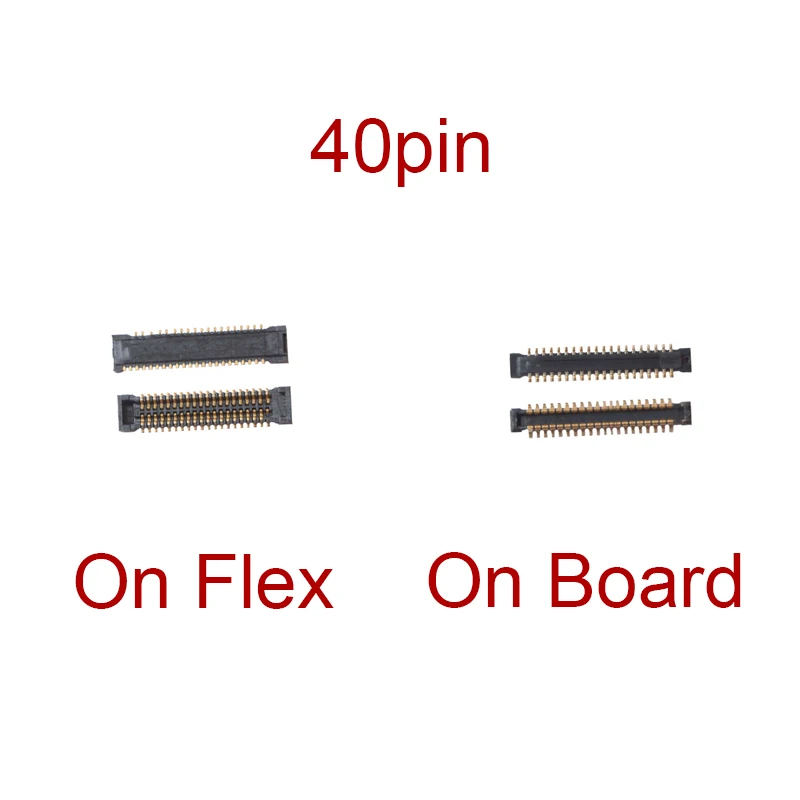 1-5pcs LCD Display Screen FPC Connector On Motherboard For Samsung Galaxy J5 J5008 j500F J500 J500G J500H J7 J700F J7008 40 Pin