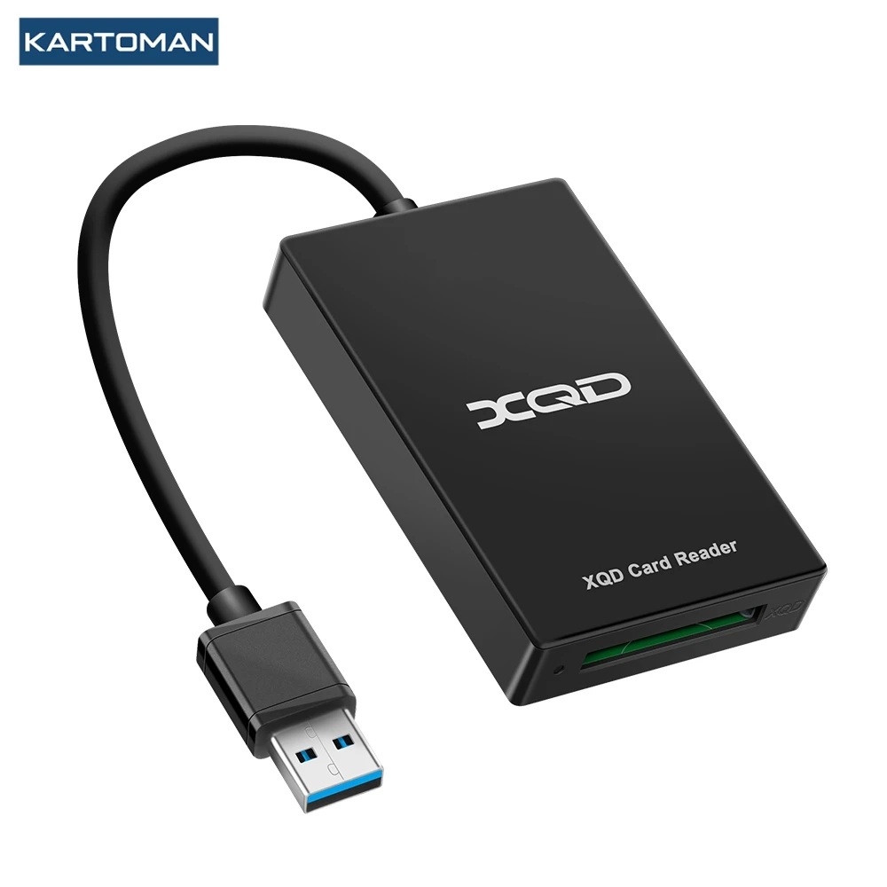 

KARTOMAN USB 3.0 XQD Memory card reader Transfer Sony M/G Series for Windows/Mac OS computer