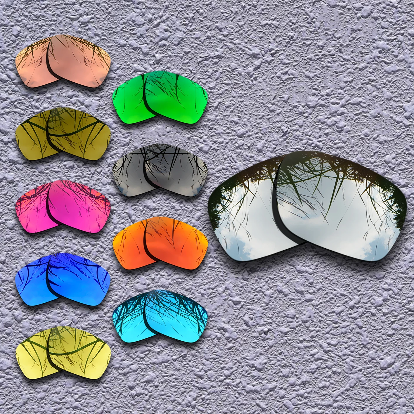 

Anti-scratch Polarized Replacement Lenses for Oakley Ejector Sunglasses - Many Choices