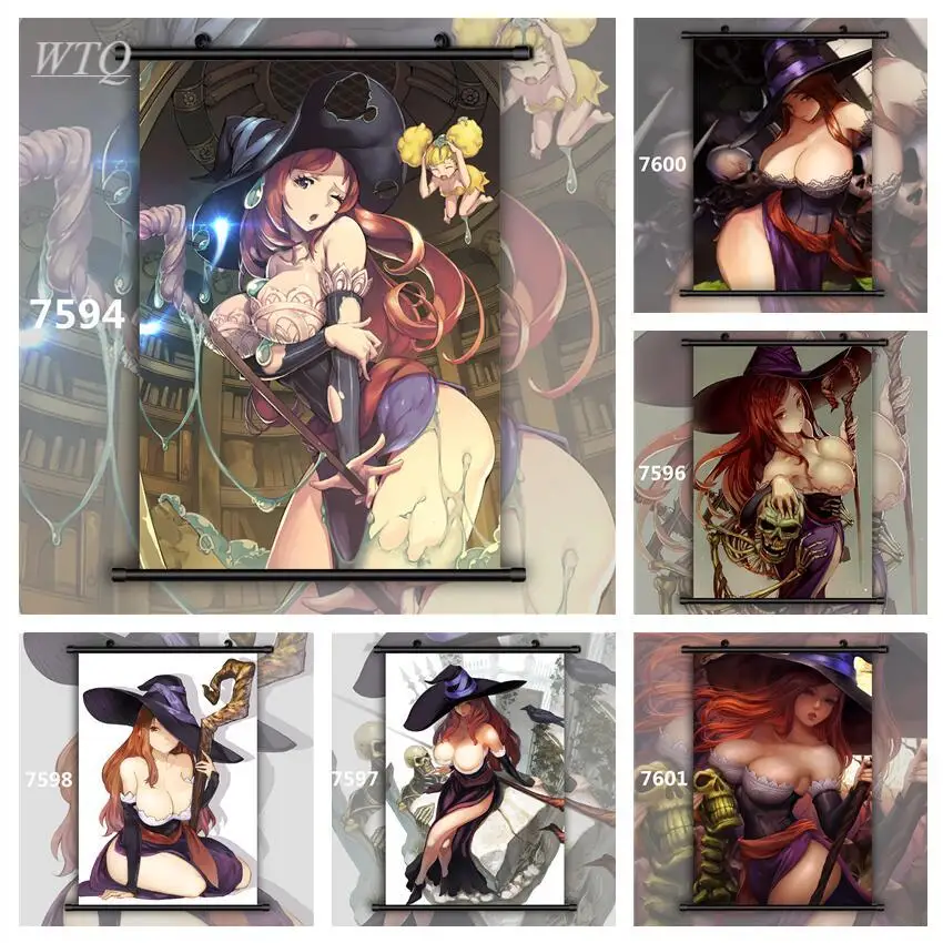 Dragon's Crown Sorceres Anime Manga Wall Poster Anime Posters Canvas Painting Wall Decor Poster Wall Art Picture Home Decor