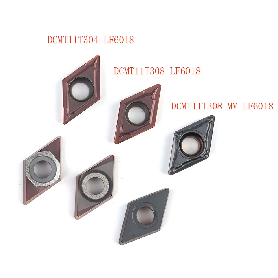 DESKAR CMT11T304 LF6018 DCMT11T308 LF6018ภายในกลึง CNC เครื่องกลึงโลหะเครื่องมือคาร์ไบด์แทรก,เครื่องมือสแตนเลส