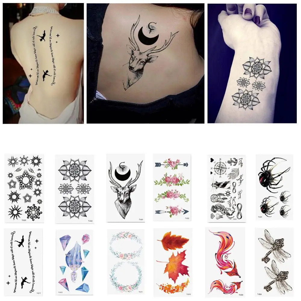 

Fake Stickers Artificial Flowers Temporary Tattoos Cool Stuff Tatoo Art Body Jewelry Cheap Things Makeup