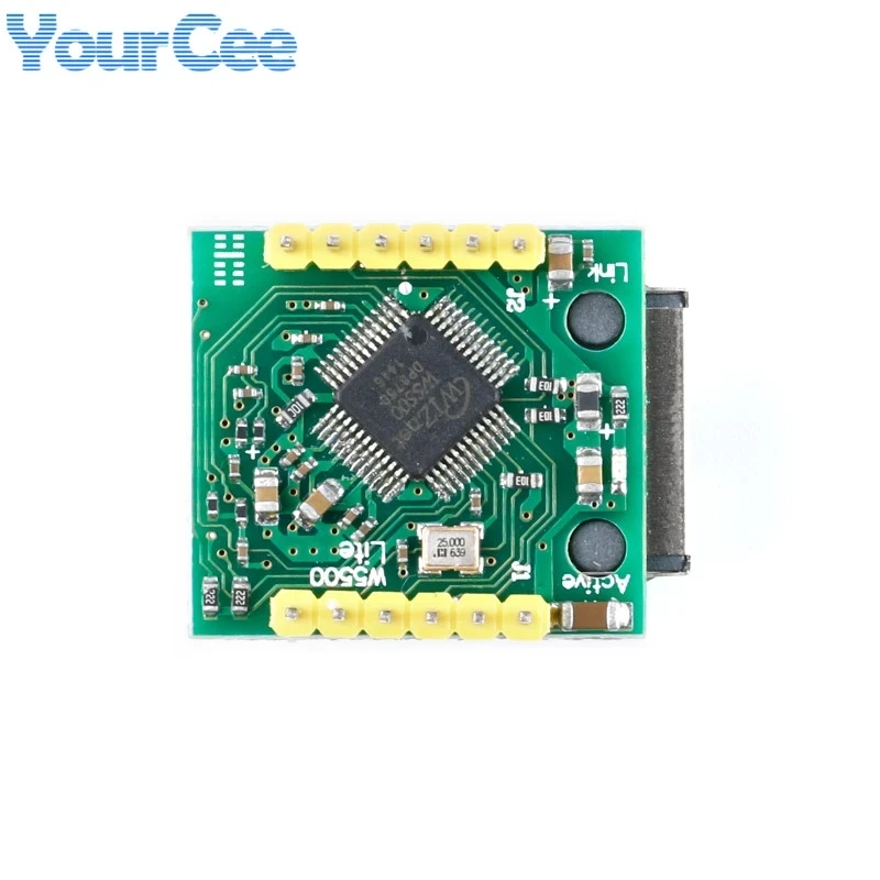 USR-ES1 W5500 SPI to LAN Ethernet Converter Board Module TCP IP 51 STM32 Microcontroller WIZ820io RC5 For Arduino