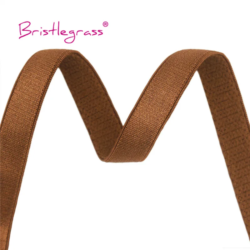 BRISTLEGRASS 2 5 10 Yard 3/8" 10 mm glänzender Nylon-BH-Träger, elastisches Spandex-Satinband, Schulterband, Unterwäsche, Dessous, Nähbesatz – Detail 37