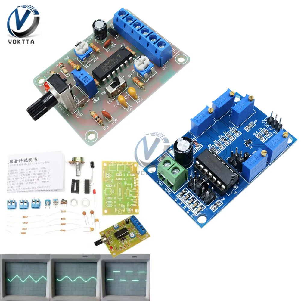 ICL8038 generatore di segnale funzione sintetizzatore modulo generatore di segnali ad onda quadra frequenza impulsi sintetizzatore elettrostatico fai da te