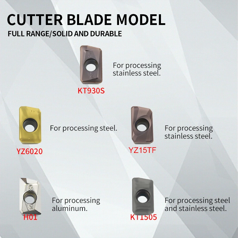 D20/D32/D40/D50-AP11/16 120-175mm 2T-3T CNC Corn Milling Cutter Machining Center Milling Cutter bar Carbide Insert APMT1135/1604